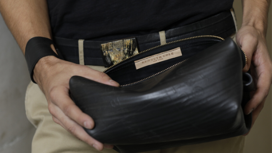 cole and inner tube bag.