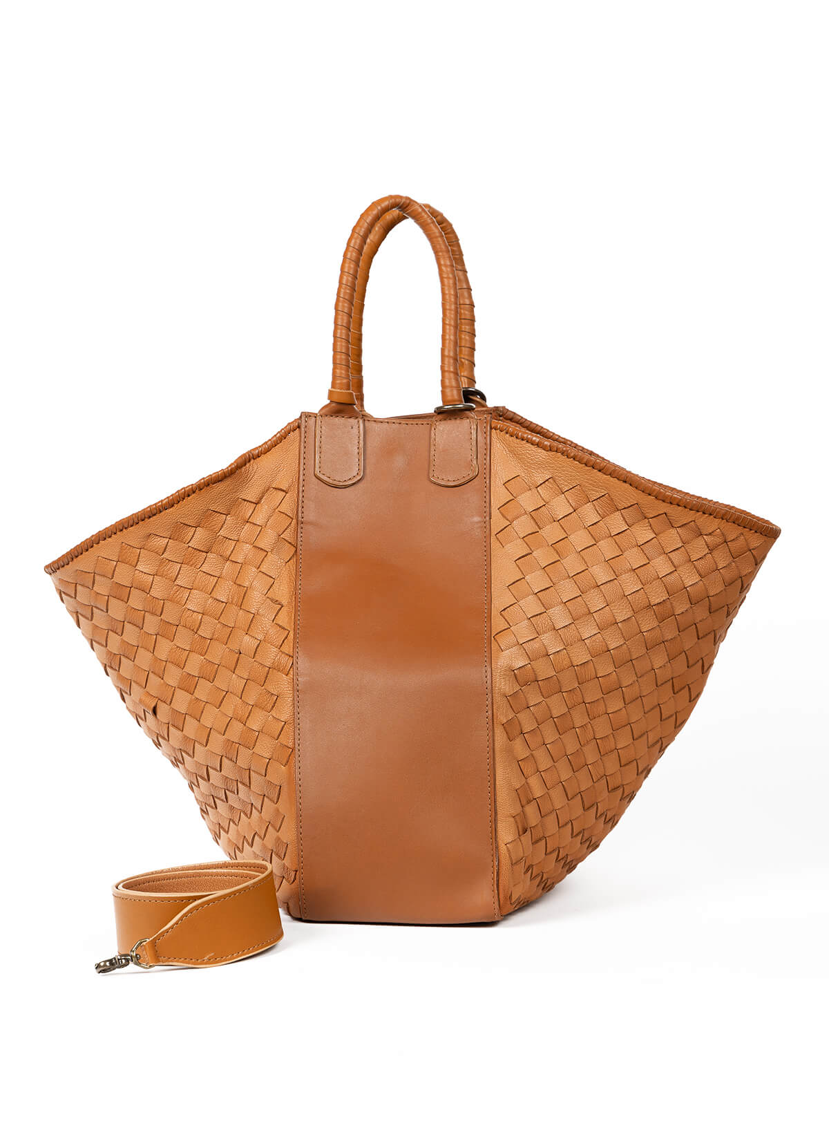 2 Stylish Tan Woven Women\'s Bag Lot Tan Woven Leather Tote Bag - Etsy main image 2