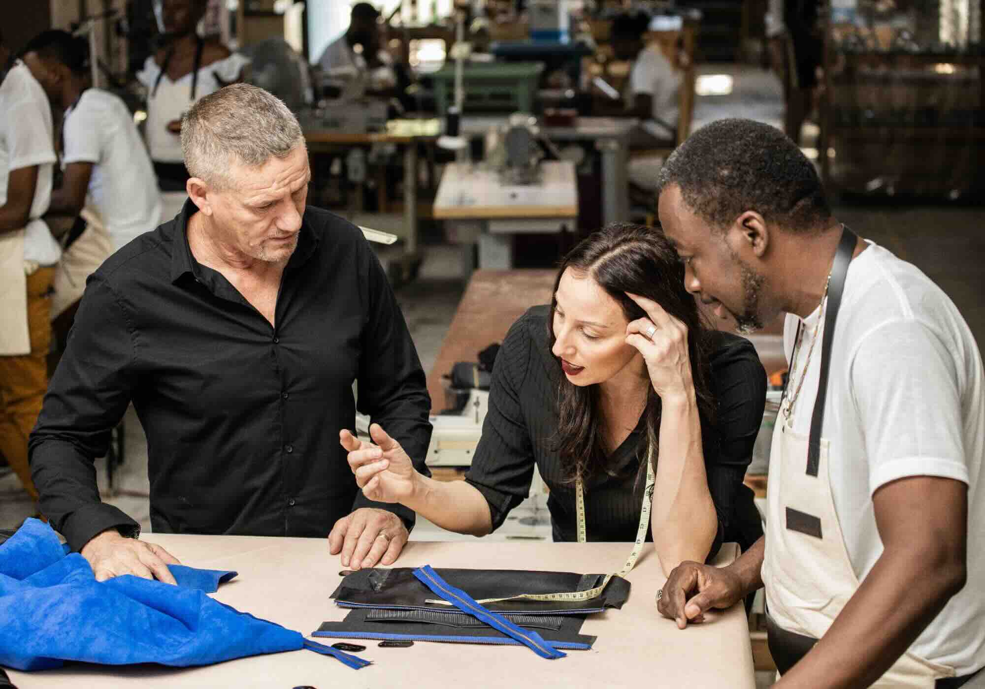 Billy Collection solar-powered factory team at work