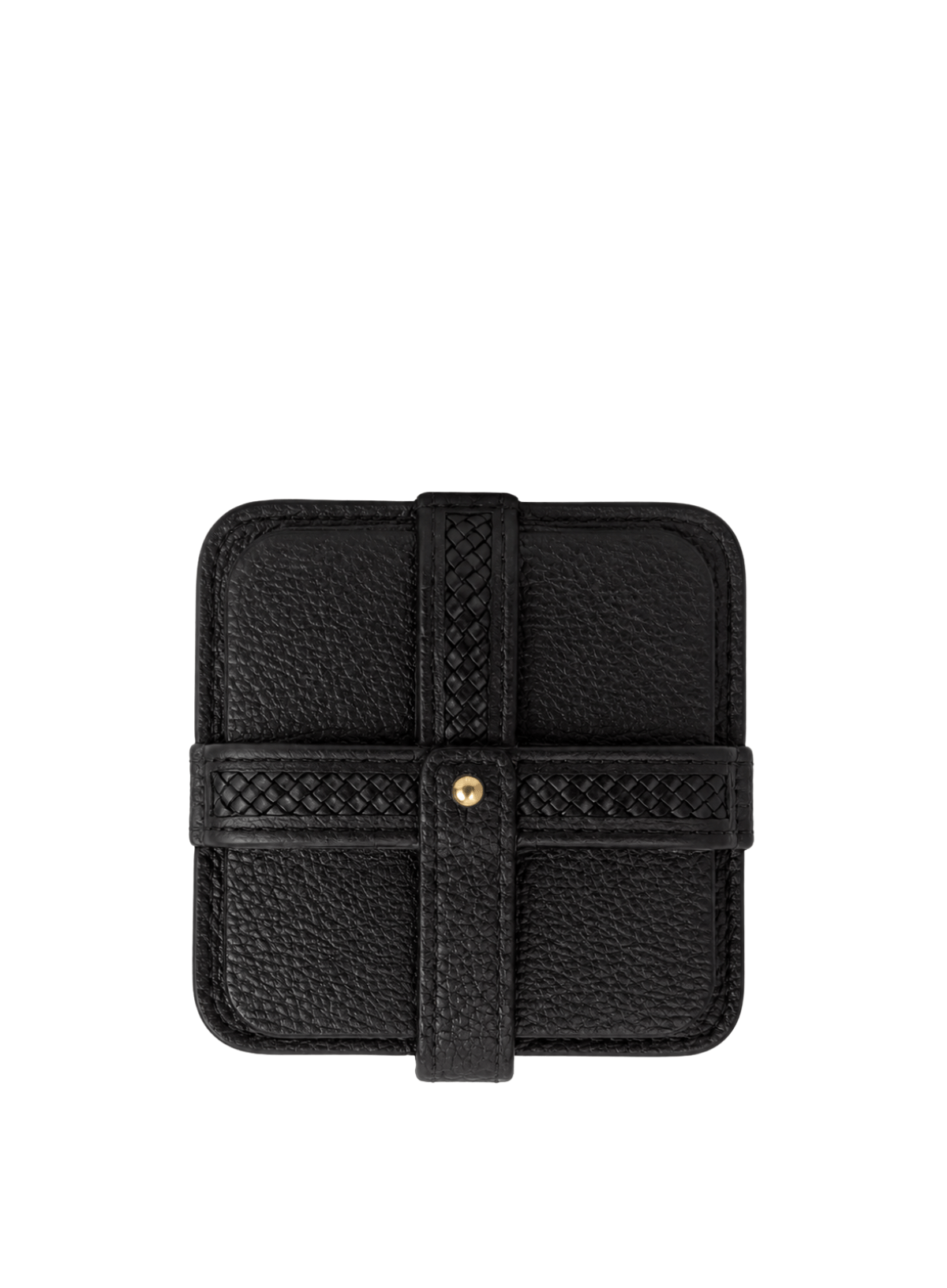 Woven Square Coasters (Set of 4 with Holder)