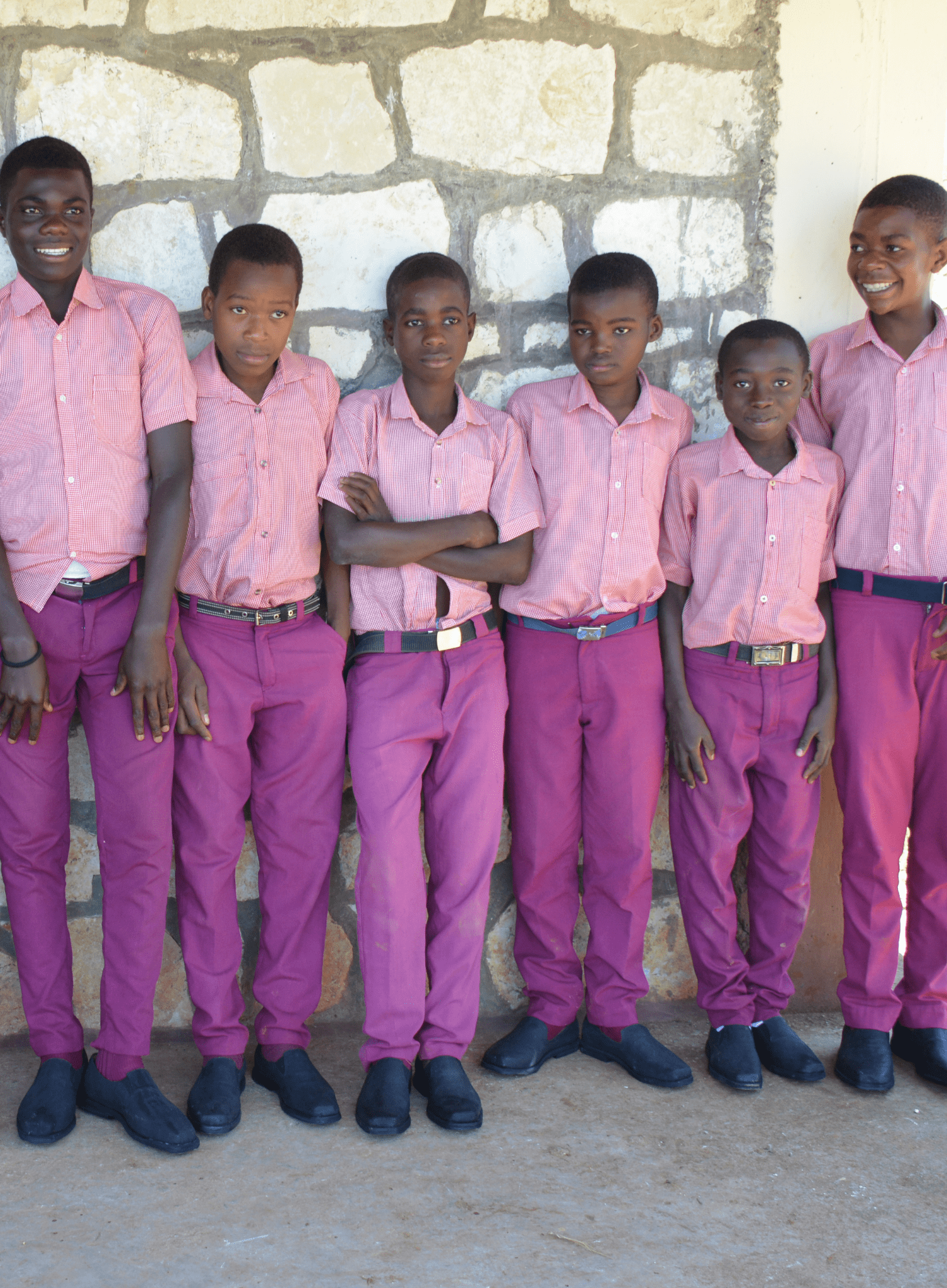 boys school shoes - front view.