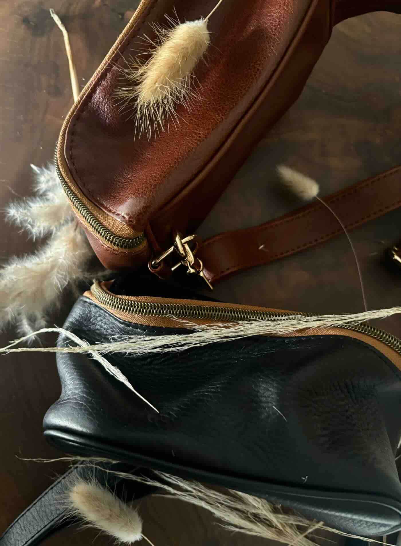 Leather hip bag collection for fall