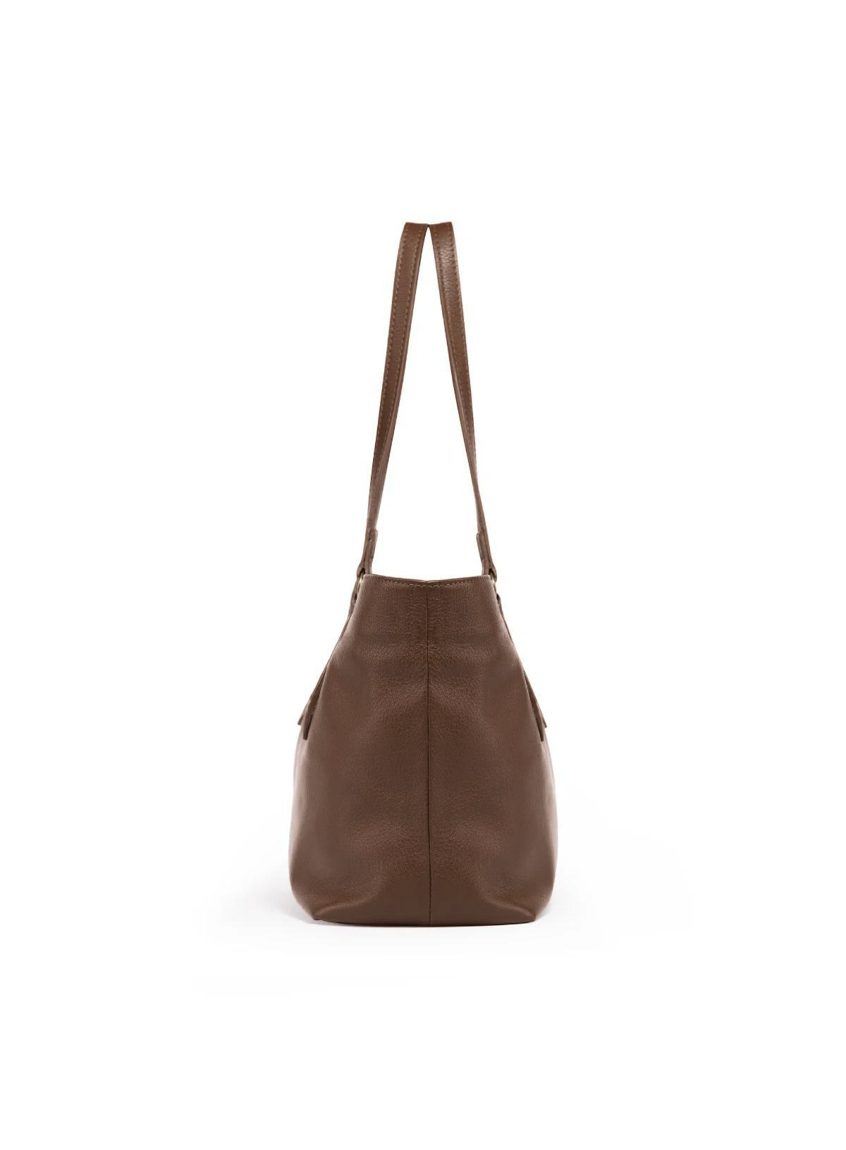 Middle Size Leather Tote