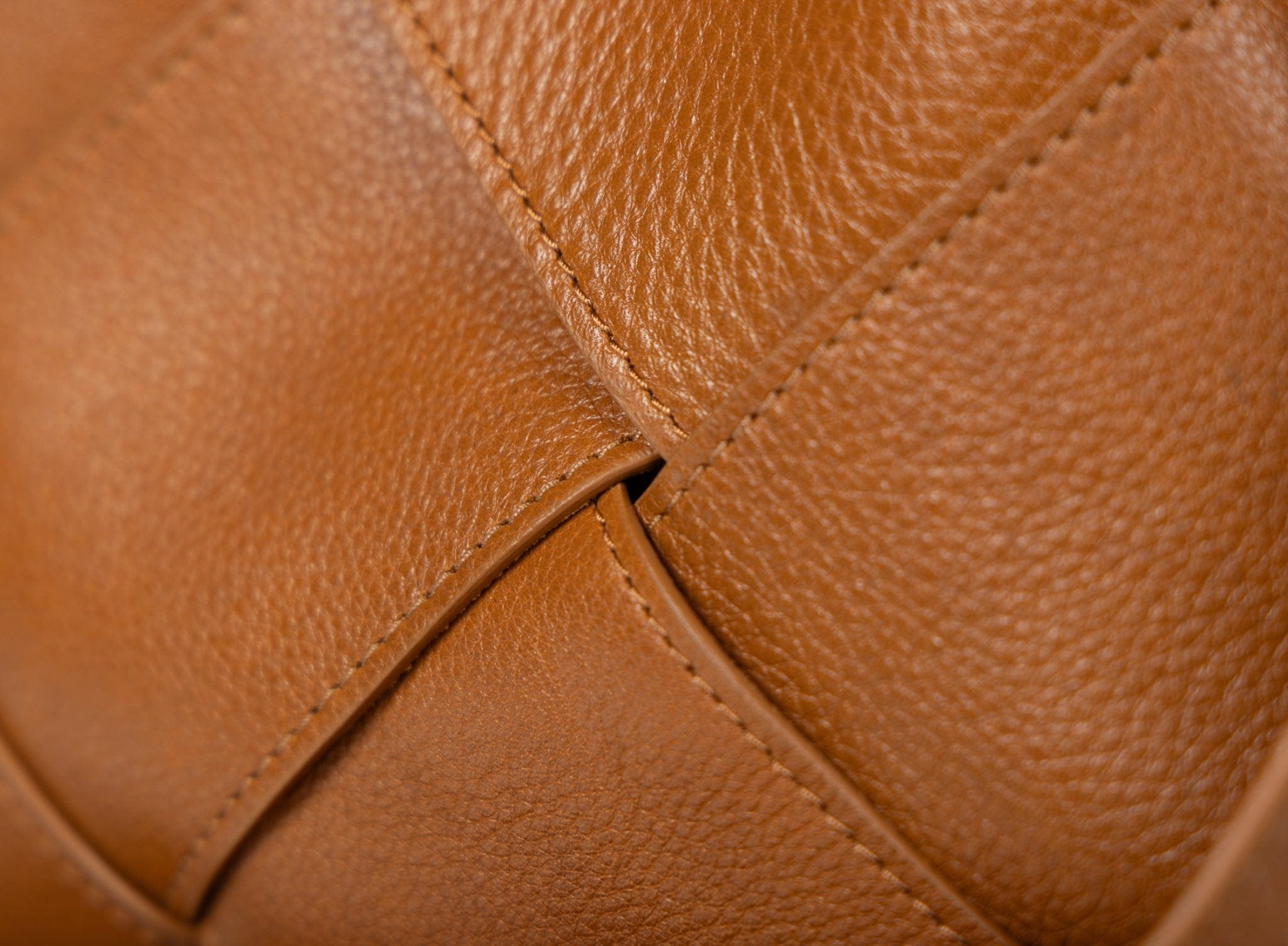 Close-up of honey leather texture