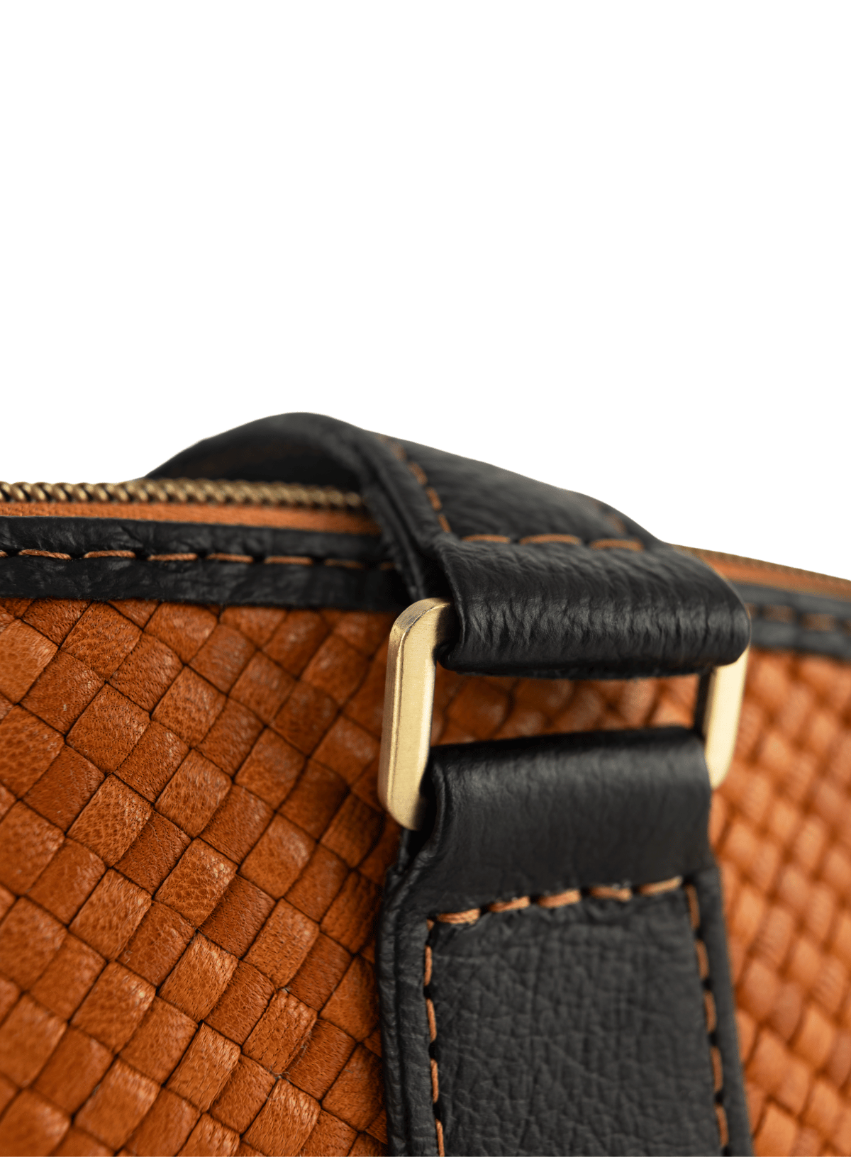 satchel bowler bag close up view