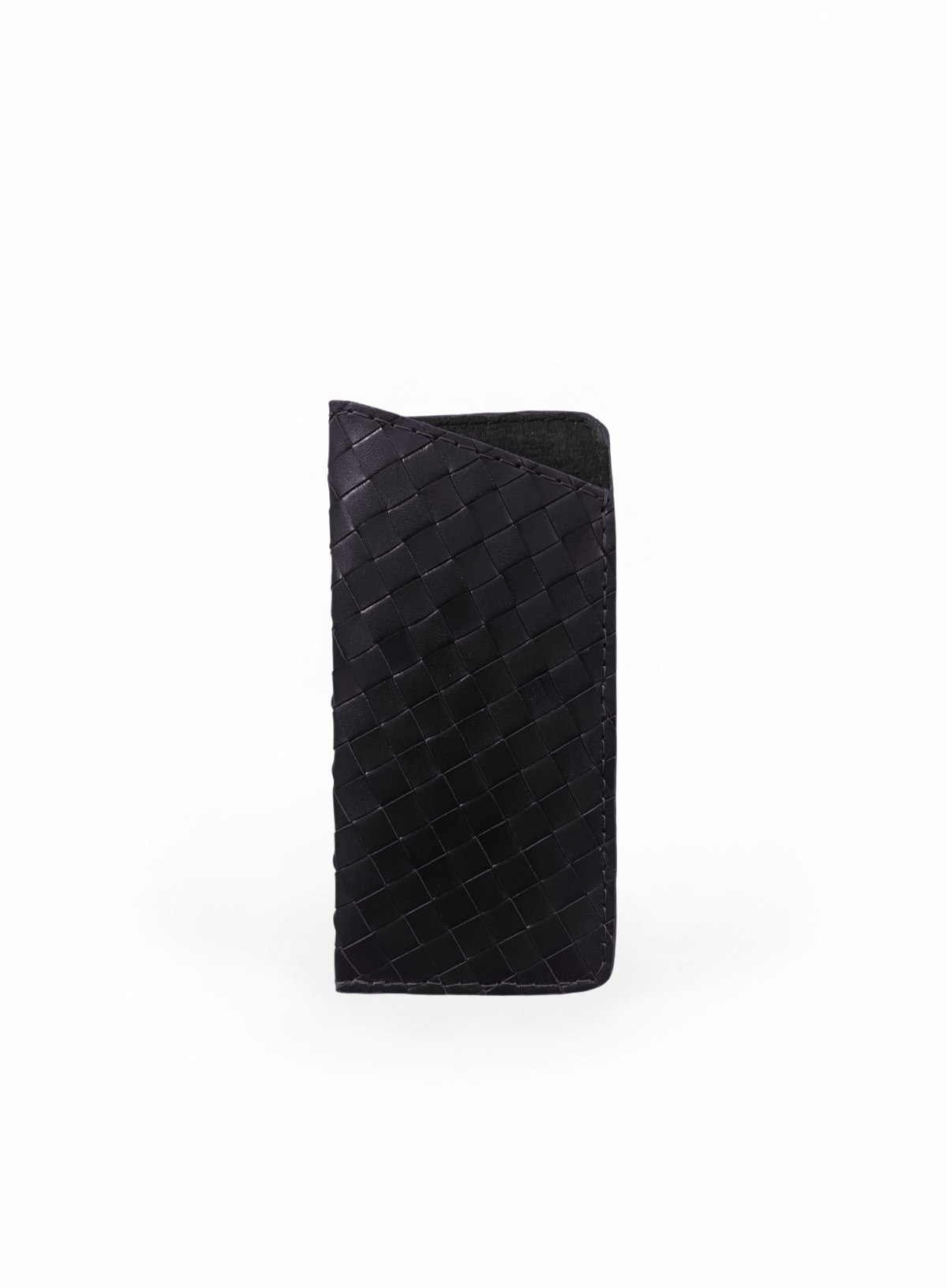 Woven Sunglass Case Black