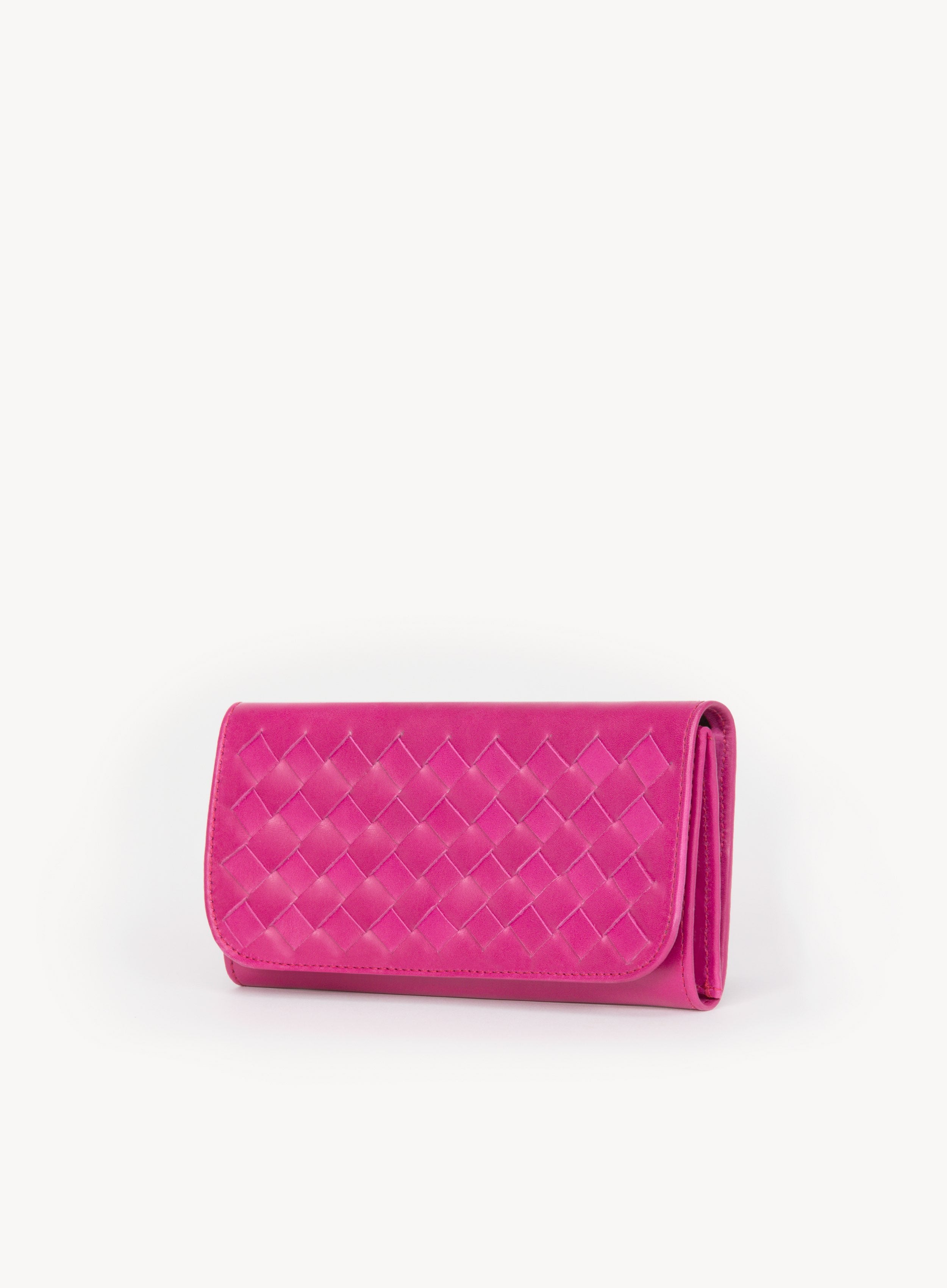 Trifold Pink Wallet | Spring Sale | Deux Mains