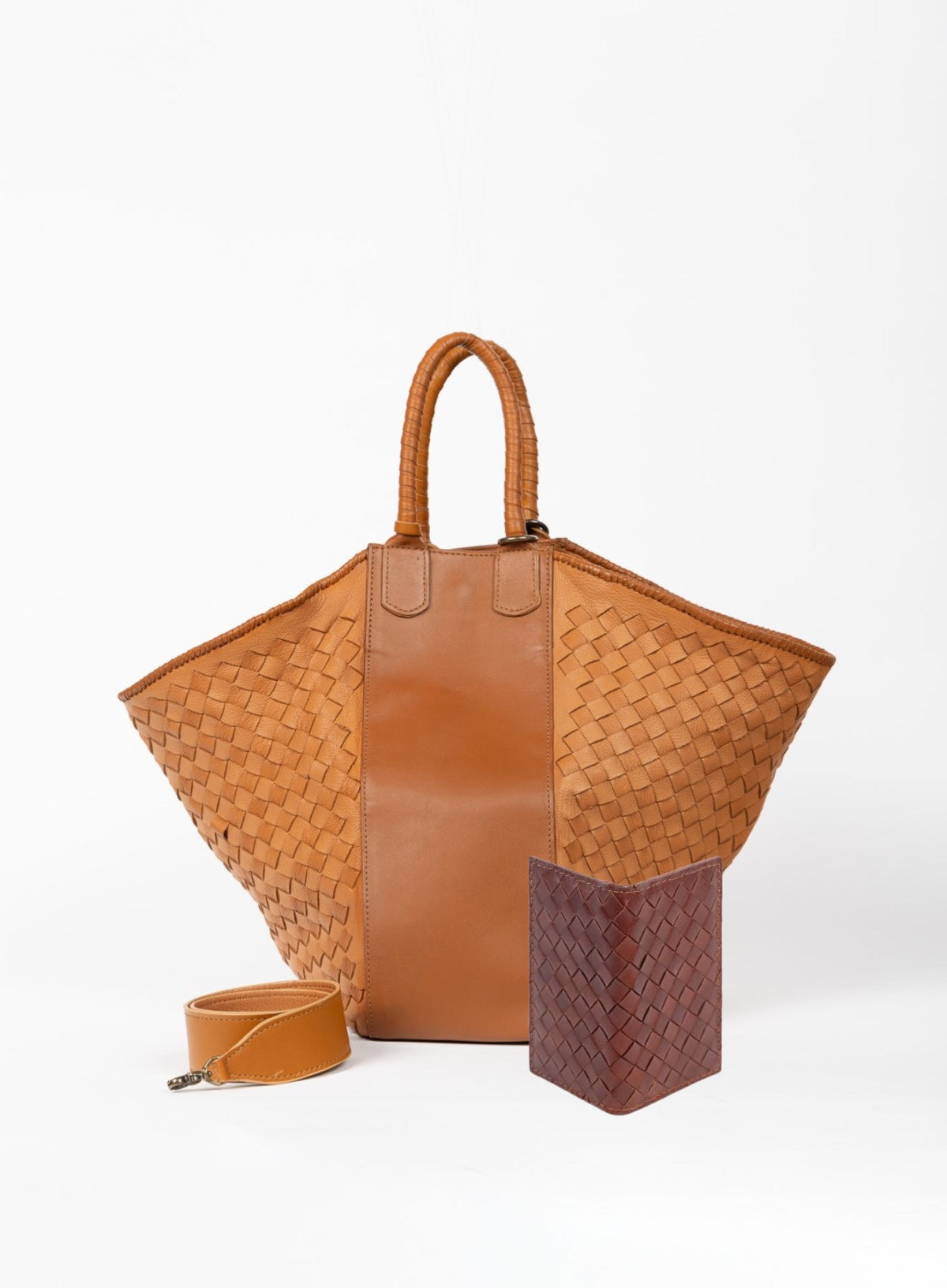 All Day Leather Tote & Card Holder Bundle