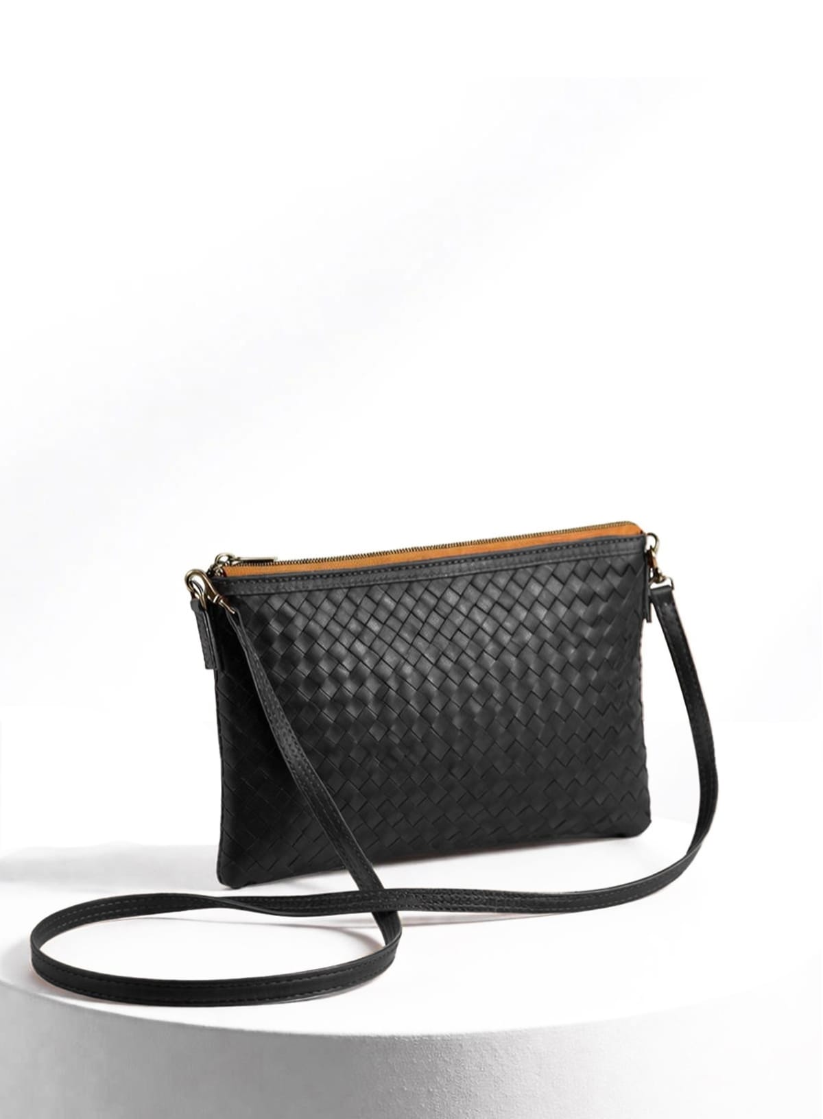 Woven Crossbody Clutch