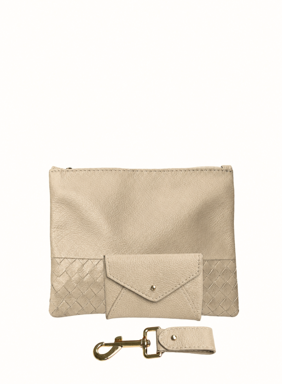 Large Pouch, Coin Pouch & Keychain Bundle