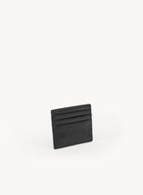call signs card holder in black showcasing side-view details.