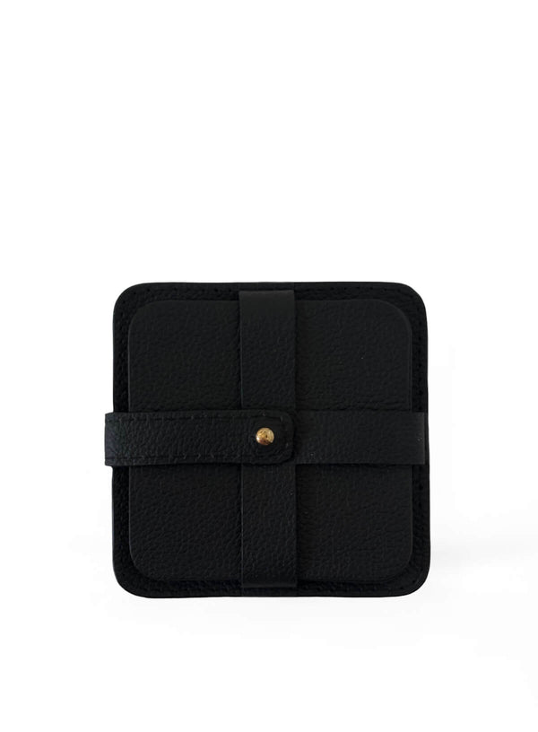 Square Coasters  (Set of 4 with Holder)