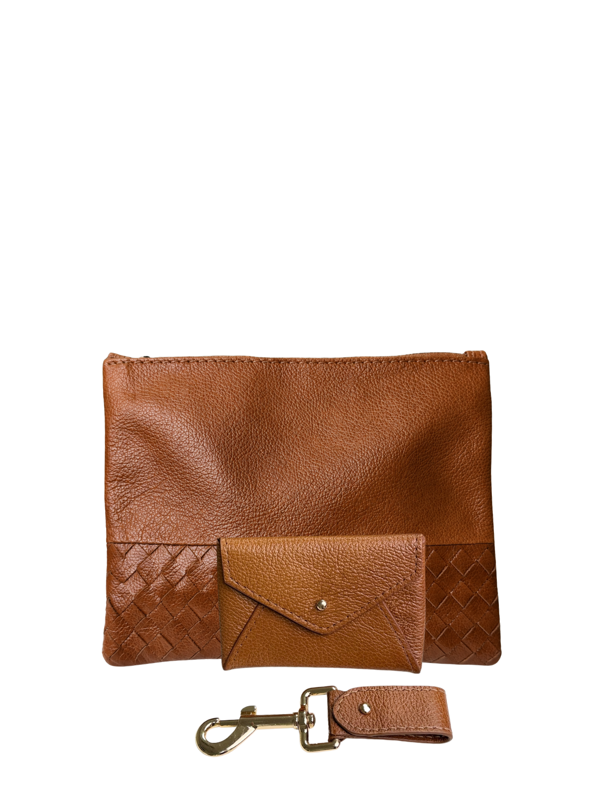 Large Pouch, Coin Pouch & Keychain Bundle