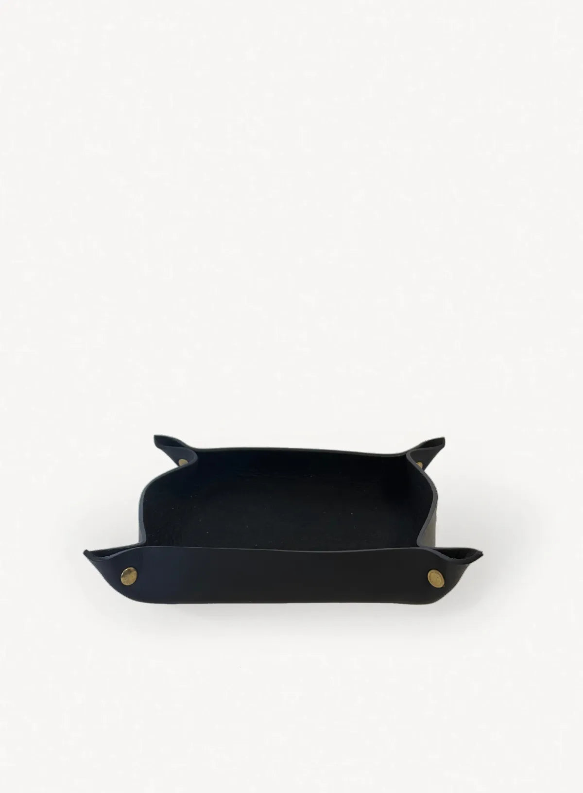 the black valet tray in black from corporate goods collection.