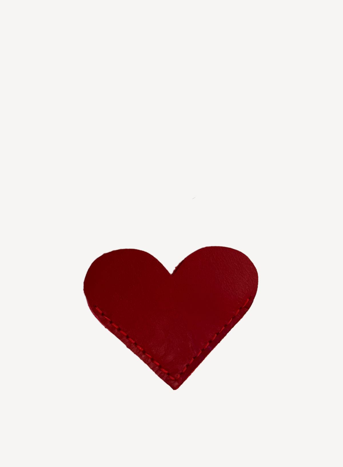 Red heart bookmark for corporate goods