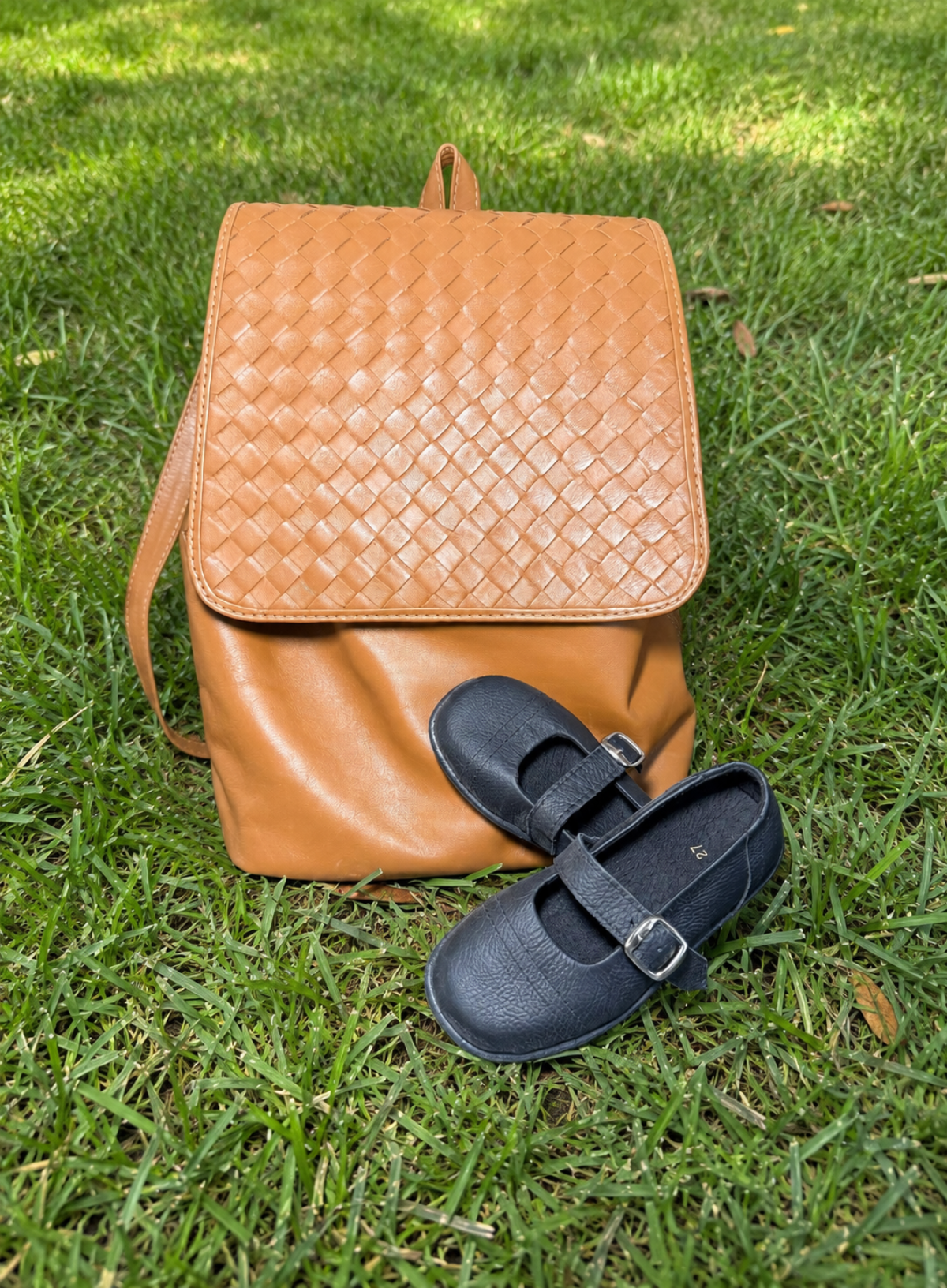 Woven Backpack