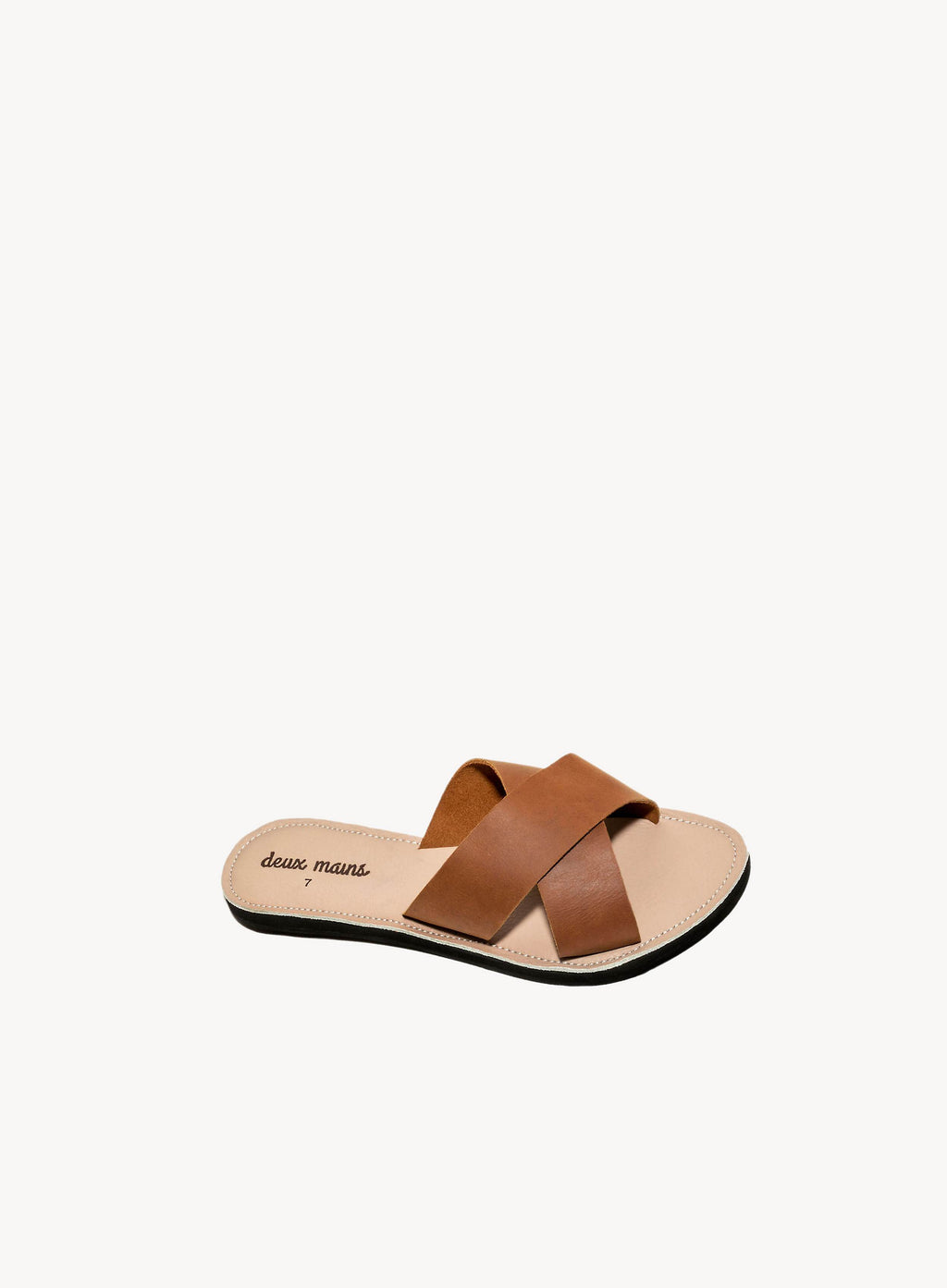 Amazon.com | Women's Casual Comfortable Leather Slip On Sandal | Slides