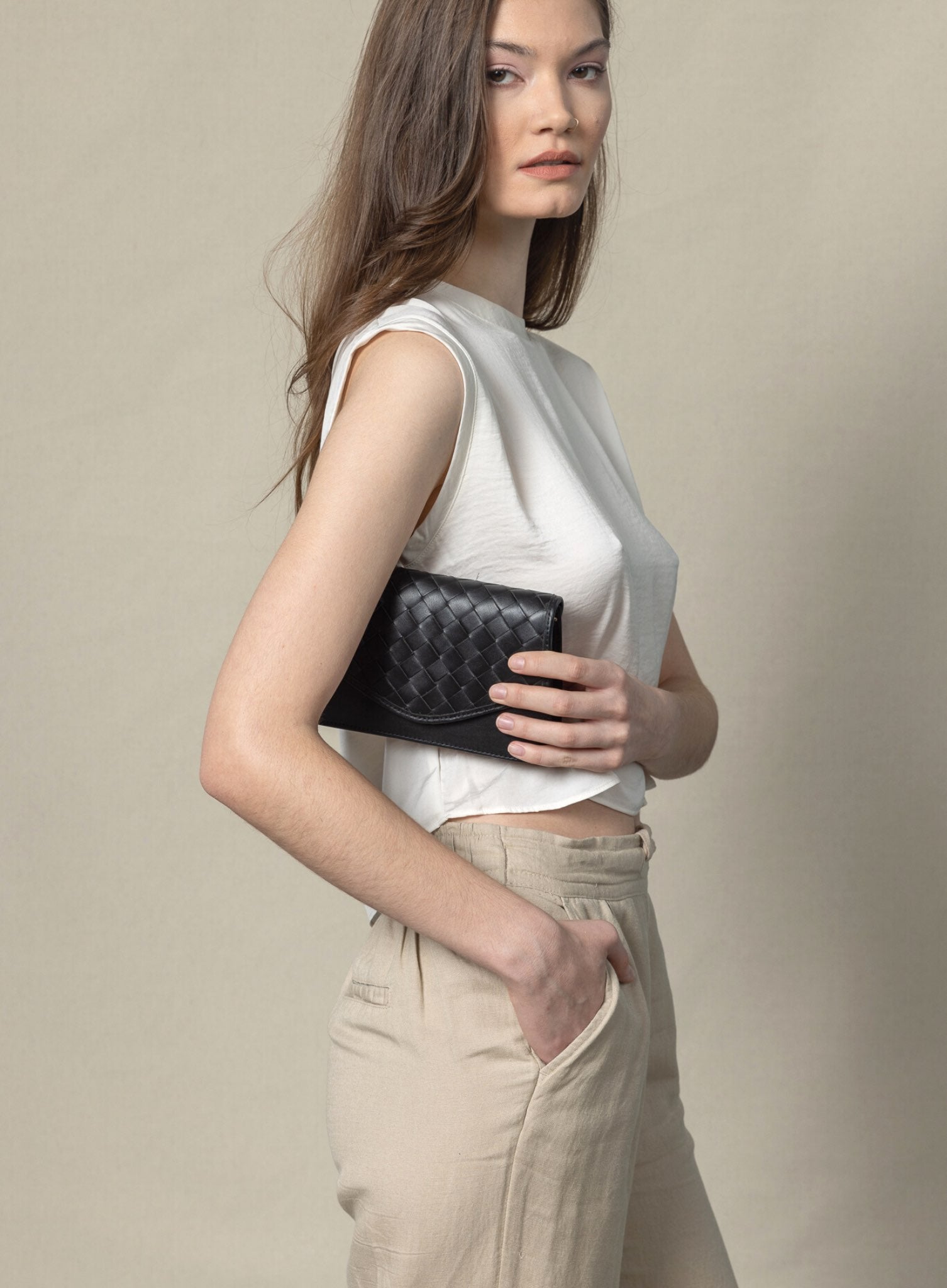 Woven Belt Bag | Sustainable Handmade Handbag | Deux Mains